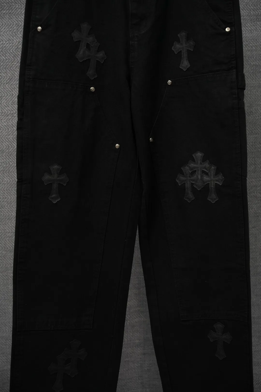 ：S 015 & Chrome Hearts Same Style ：Black Size：28 30 32 34 （S-XL)